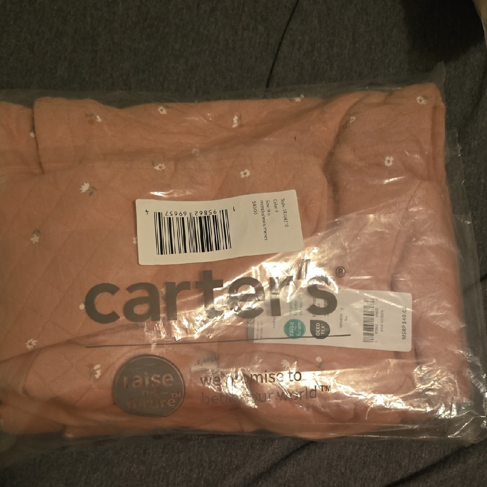 Carter's Coral Quilted Blanket